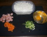 冷蔵庫一掃!! チャーハン♡作り方1写真