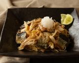 秋刀魚とすだちの和パスタ風ビーフン作り方7写真