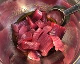 マグロとレタスのわさび醤油和え作り方3写真