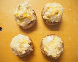 おつまみしいたけ焼き～オリーブ卵～作り方4写真