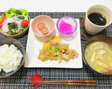 美味しい油揚げと椎茸とネギのお味噌汁作り方3写真