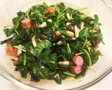 ほうれん草としめじのナムル風パスタ作り方2写真