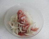 茄子の豚味噌のせ作り方1写真