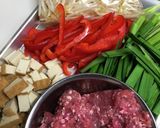 ひき肉とお野菜のスタミナ丼作り方2写真