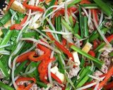 ひき肉とお野菜のスタミナ丼作り方7写真