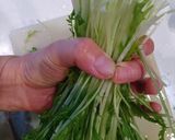 鎌田だし醤油で水菜と焼き油揚げのお浸し作り方2写真