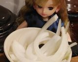 リカちゃん♡さごしと玉ねぎのお出汁蒸し♡作り方3写真