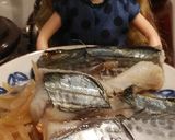 リカちゃん♡さごしと玉ねぎのお出汁蒸し♡作り方13写真