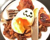 ハロウィンディナー・チキンの簡単煮込み作り方7写真