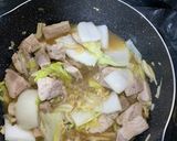 食べ終えたモツ鍋をアレンジ！(醤油)作り方5写真