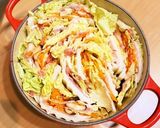 白菜 ミルフィーユ鍋作り方4写真
