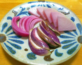 簡単◎ナスと紫玉ねぎの彩り鮮やか甘酢漬け作り方4写真