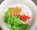 さっぱり！大根と水菜とカリカリ梅のサラダ作り方4写真