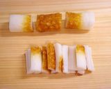 蓮根とちくわのバター醤油焼き作り方2写真