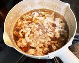 かぼちゃのひき肉あんかけ作り方2写真