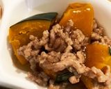 かぼちゃのひき肉あんかけ作り方4写真