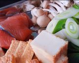 秋鮭の厚揚げしめじあんかけ作り方1写真