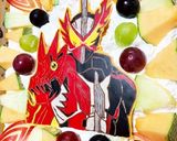 仮面ライダーセイバー☆ケーキキャラチョコ作り方10写真