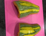 カボチャのパセリバターのホットサラダ作り方1写真