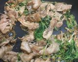 時短！蜂蜜豆苗豚肉炒めでアフリカ森林保全作り方6写真
