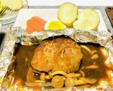包み焼きハンバーグで今日の晩ご飯作り方4写真
