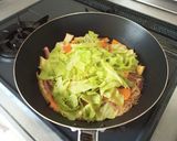 簡単!厚揚げと高菜の焼きビーフン作り方4写真