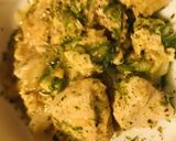 水溶き片栗粉でしあげる●鶏胸肉の玉子とじ作り方4写真
