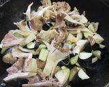 平茸と豚肉と茄子の甘辛炒め作り方9写真