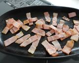 長ねぎ・白菜・ベーコンの焼き浸し風サラダ作り方3写真