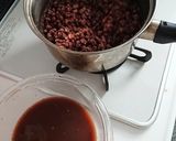 炊飯器で小豆たっぷりお赤飯作り方1写真