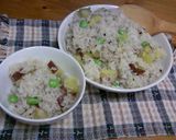サツマイモと枝豆の炊き込みご飯作り方4写真