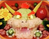キャラ弁☆マリオのヨッシー&敵キャラ作り方16写真