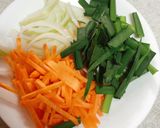 お弁当に♪にらと豚肉の炒め物作り方2写真