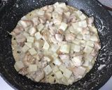 簡単でオシャレな鶏と大根のクリーム炒め作り方7写真