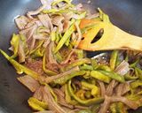 ピーマンとこんにゃくの焼き肉のタレ炒め作り方4写真