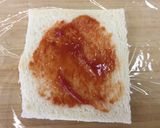 簡単！朝ごはん☆何でも巻いてロールサンド作り方5写真