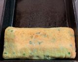 お母さんのネギ入り卵焼き作り方3写真
