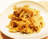 お手軽小鉢！蓮根のきんぴら作り方5写真