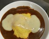 オムカレー☆チーズソース作り方7写真