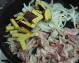 豚こま・さつま芋のピリ辛中華炒め♪作り方4写真