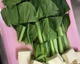 小松菜と高野豆腐の煮物作り方1写真