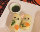ハロウィンに♪ミニおばけのサラダロール作り方12写真