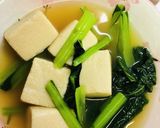小松菜と高野豆腐の煮物作り方4写真