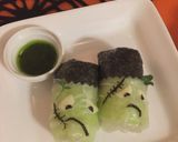 ハロウィンに♪ミニおばけのサラダロール作り方16写真