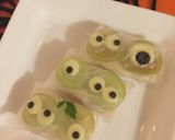 ハロウィンに♪ミニおばけのサラダロール作り方17写真
