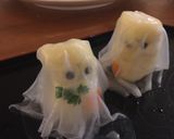 ハロウィンに♪ミニおばけのサラダロール作り方20写真