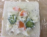 簡単！朝ごはん☆何でも巻いてロールサンド作り方2写真