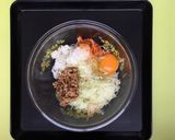 ベジ♪キムチの納豆おやき作り方1写真