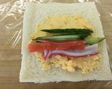 簡単！朝ごはん☆何でも巻いてロールサンド作り方8写真