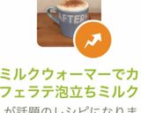ミルクウォーマーでカフェラテ泡立ちミルク作り方14写真